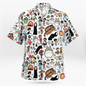 Anime Studio Ghibli All Characters Hawaiian Shirt