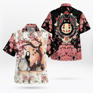 Anime Studio Ghibli Sakura Pink Hawaiian Shirt