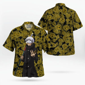 Law Heart Pirates Logo Hawaiian Shirt