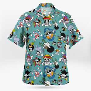 One Piece Strawhats Jolly Roger Hawaiian Shirts