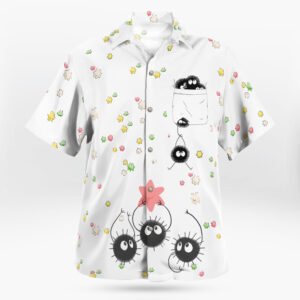 Anime Ghibli Soot Sprites Funny Hawaiian Shirt