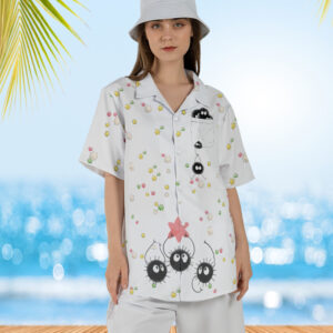 Anime Ghibli Soot Sprites Funny Hawaiian Shirt