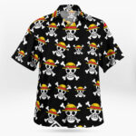 Straw Hat Pirates Jolly Roger Button Up Hawaiian Shirts