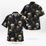 3D Skulls Hawaiian Shirts for Men