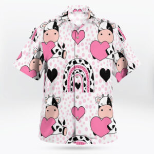 Baby Cows And Rainbows Aloha Shirts