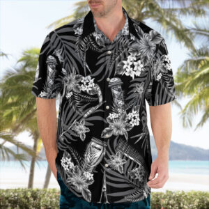 Barber Black Version Hawaiian Shirt
