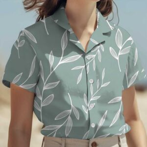 Botanical t shirt model