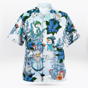 Christmas Snowman Unisex Hawaiian Shirt