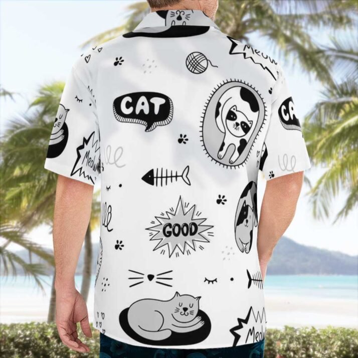 Cute Cat Hawaiian Shirt