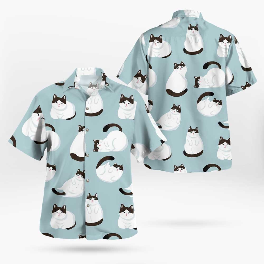 Cute Cat Pattern Hawaiian shirts Limited Edition 8 Cute Cat Pattern Hawaiian shirts