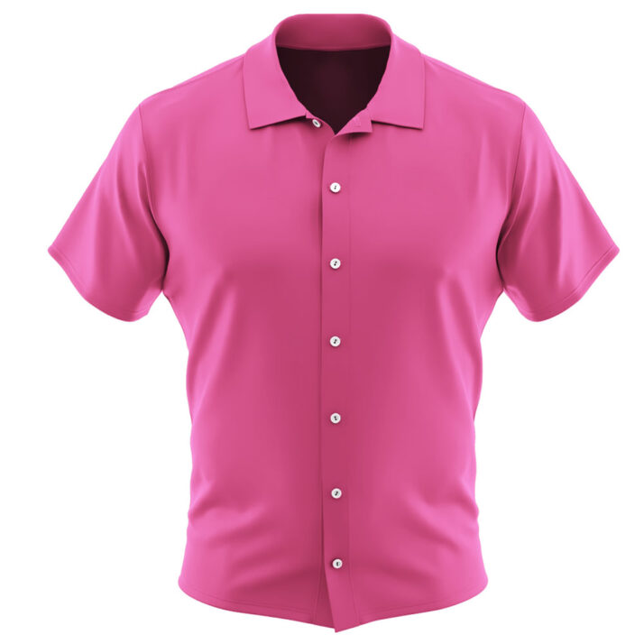 Dragon Ball Z Vegeta Badman Shirt PINK Button Up