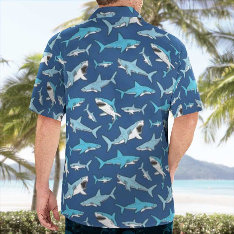 Family Shark Pattern Hawaiian Clothing - Tropi Hawaiian Shirts