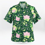 Grass type Pokemon Hawaiian Shirt