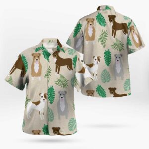 Leaf And Dog Button Up Shirt
