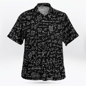 Math Teacher Seamless Pattern Hawaiian Shirt