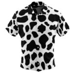 Seamless Pattern With Cow Texture Tropical Shirts