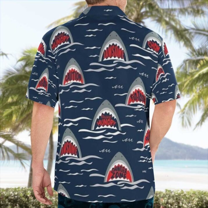 Shark Mouth Graphic Hawaiian Shirts