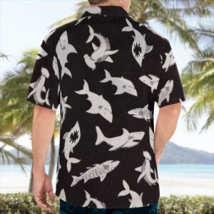 Shark Pattern Hawaiian Shirts