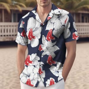 Boston Red Sox Tropical Hawaiian Shirt