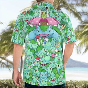 Bulbasaur Pokemon Hawaiian Shirt