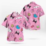 Hello Kitty Cartoon Character Hawaiian Shirt
