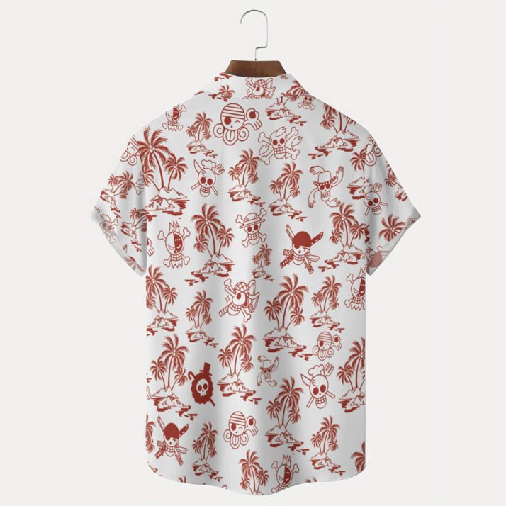 Strawhats Jolly Roger Beach Style Hawaiian Shirt