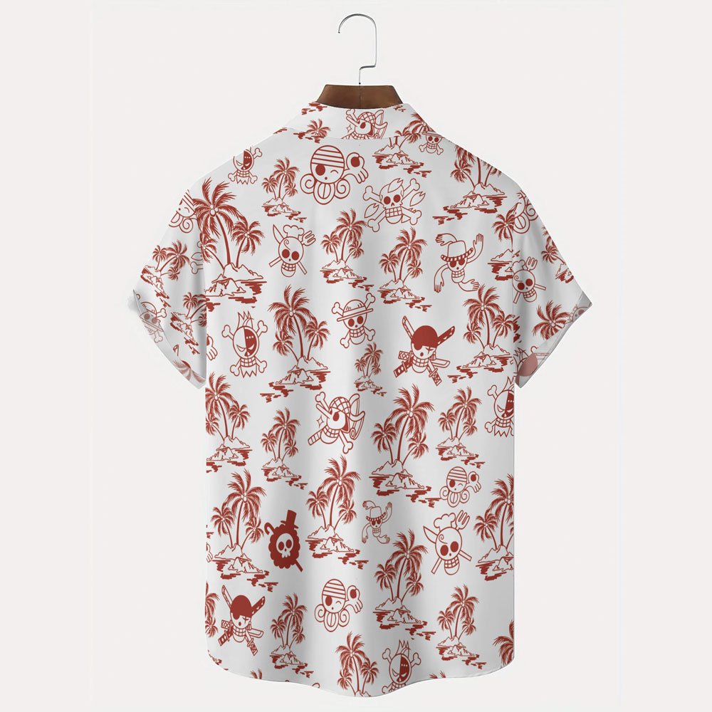 Strawhats Jolly Roger Beach Style Hawaiian Shirt 8 Strawhats Jolly Roger Beach Style Hawaiian Shirt
