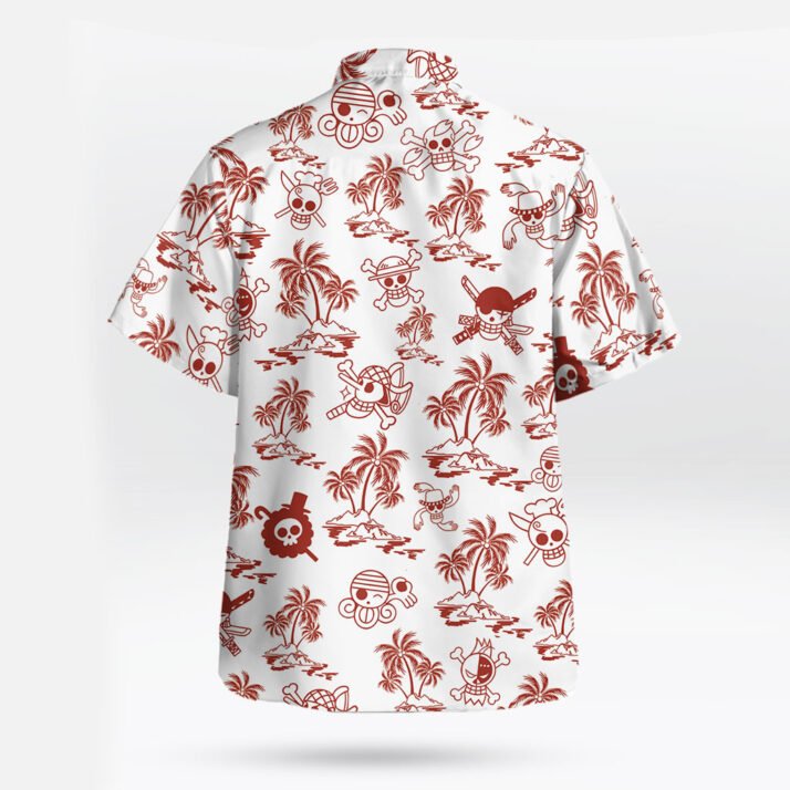 One Piece Jolly Rogers Button Up Shirt
