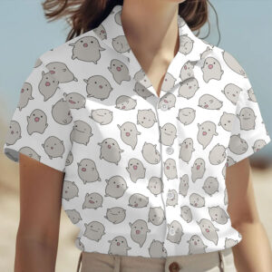 Studio Ghibli Warawara Hawaiian Shirt