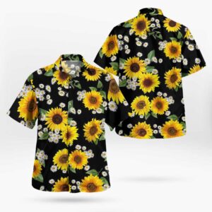 Sunflowers And Daisies Bouquets Hawaiian Shirt