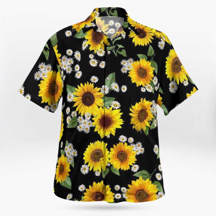 Sunflowers And Daisies Bouquets Hawaiian Shirt