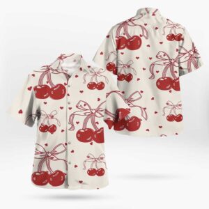 Sweet Cherries Pattern Hawaiian Shirt