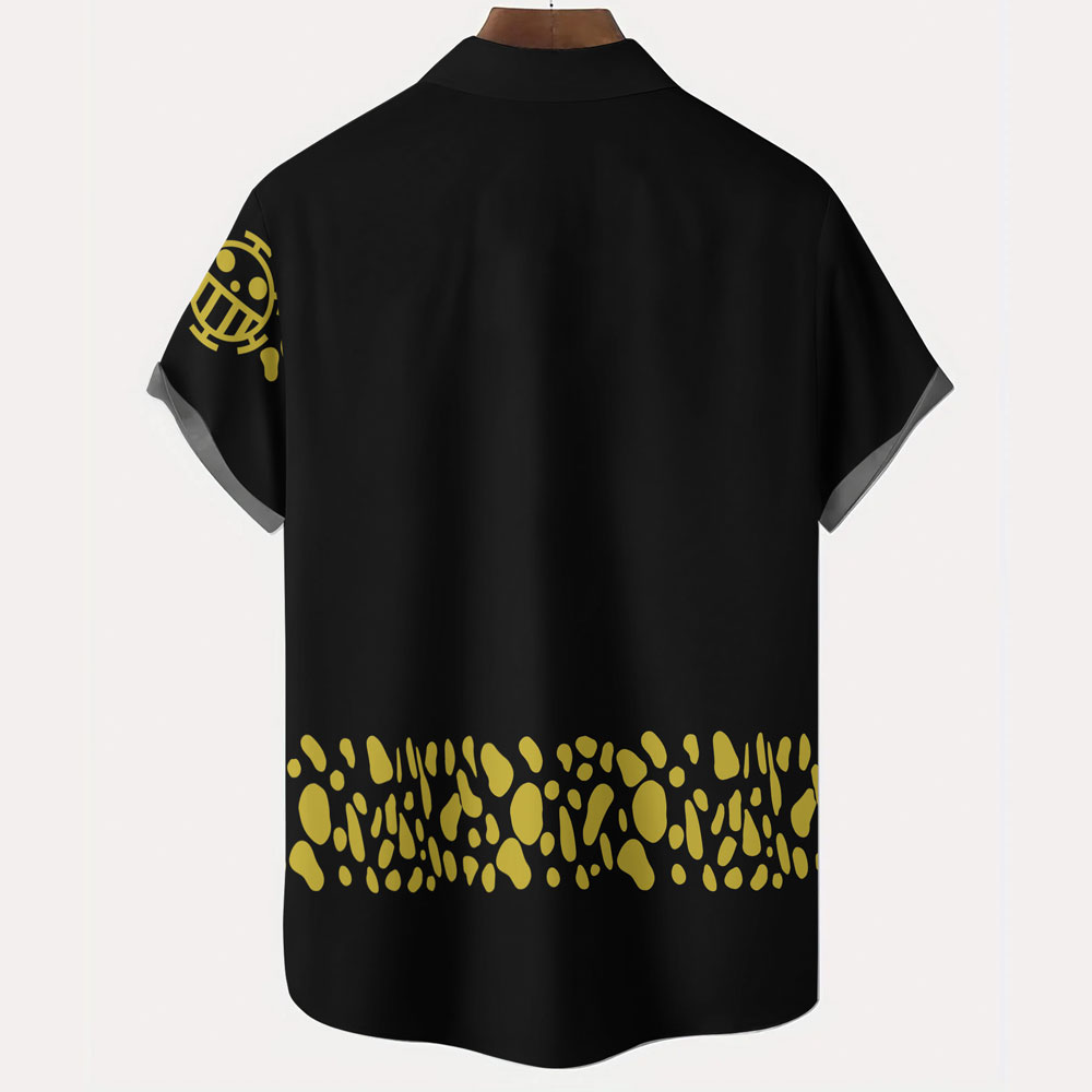 Trafalgar Law Coat Cosplay Hawaii Shirt 4 Trafalgar Law Coat Cosplay Hawaii Shirt - Image 4
