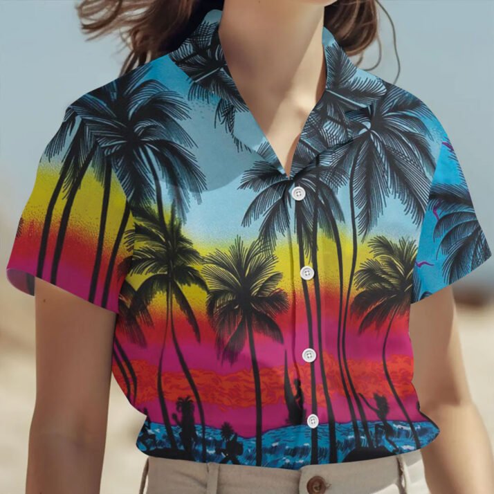 Hawaiian Shirt Prints Tropical Dreams Women