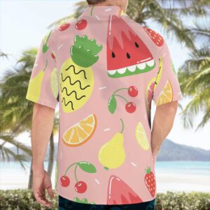 Tropical Fruit Hawaiian Short Sleeve Shirt