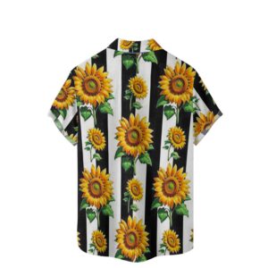 Vintage Sunflower Hawaiian Shirt for Festivals