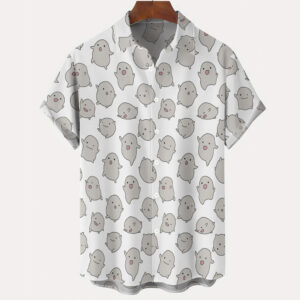 Studio Ghibli Warawara Hawaiian Shirt