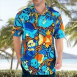 Water Pokemon Magikarp Lapras Aloha Shirts