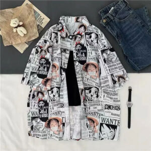 ONE PIECE Luffy Wanted Men's and Women's Hawaiian Shirt