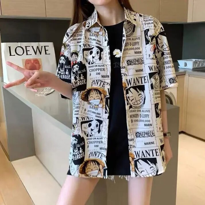 ONE PIECE Luffy Wanted Hawaiian Shirt