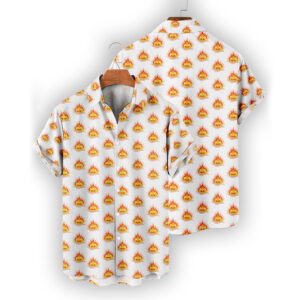 Calcifer Howl's Moving Castle Button Up Shirt