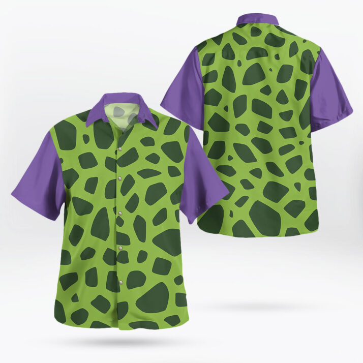 Cell Dragon Ball Z Hawaiian Shirt - Image 4
