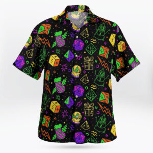 Christmas role playing dice Hawaiian Shirt