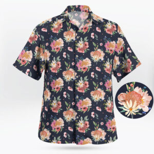 DND Floral Hawaiian Shirt – Perfect for RPG Lovers
