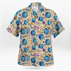 DND Hawaiian Shirt – Fantasy RPG-Themed Aloha Shirt