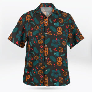 Hawaiian DnD Dice Shirt - Tropical Aloha Style DnD Hawaii Shirt