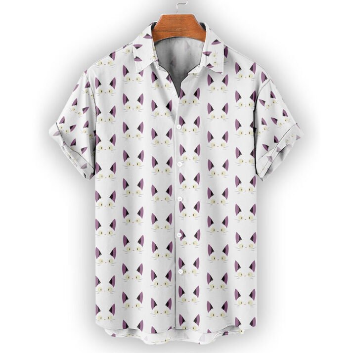 Kiki Jiji Cat Tropical Shirt