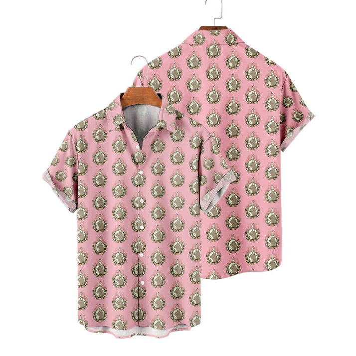 Pink Totoro Aloha shirt vintage