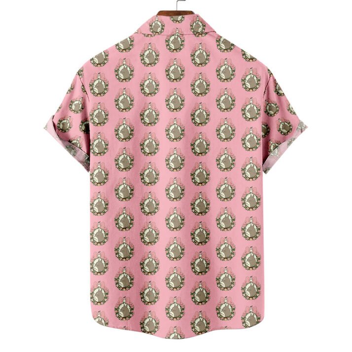Pink Totoro Aloha shirt vintage