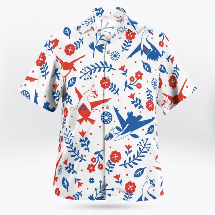 Pokemon Aloha Latias Latios Hawaiian Shirt